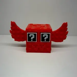 Red Block Action Figure, Toys, Gifts, Gaming Accessories