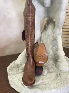 3825235 - Los Altos Women's Snip Toe Knee-High Boots Volcano Light Brown