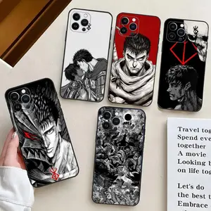 Anime BerserkS Phone Case For iPhone 17 17Air 16,15,14,13,12,11,Plus,Pro Max,XS,X,Mini,Soft Silicone Cover Christmas gift