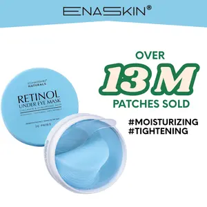 EnaSkin Retinol Hydrogel Eye Patch (60 Pcs) Hydrating Under Eye Patches | Depuff Puffy Eyes, Brighten Dark Circles & Smooth Look, Retinol & Caffeine, Eye skincare, PDRN. for eye bags. eye brightener