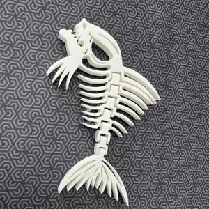 Articulated Fish Figurine - flexi  Fishing Aquarium Decoration Ornaments Nature Decor fish fish tank hobby diy print bonefish fisher fisherman