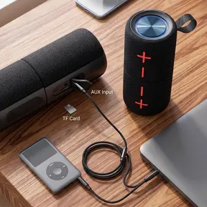 Sodlk 2-in-1 Magnetic Dual Plus Split Bluetooth Speaker, 20W Stereo Audio, IPX6 Waterproof, Portable Wireless with V5.3 Tech, 24H Playtime, Mobile Outdoor Speaker for Home Travel,Summervibes