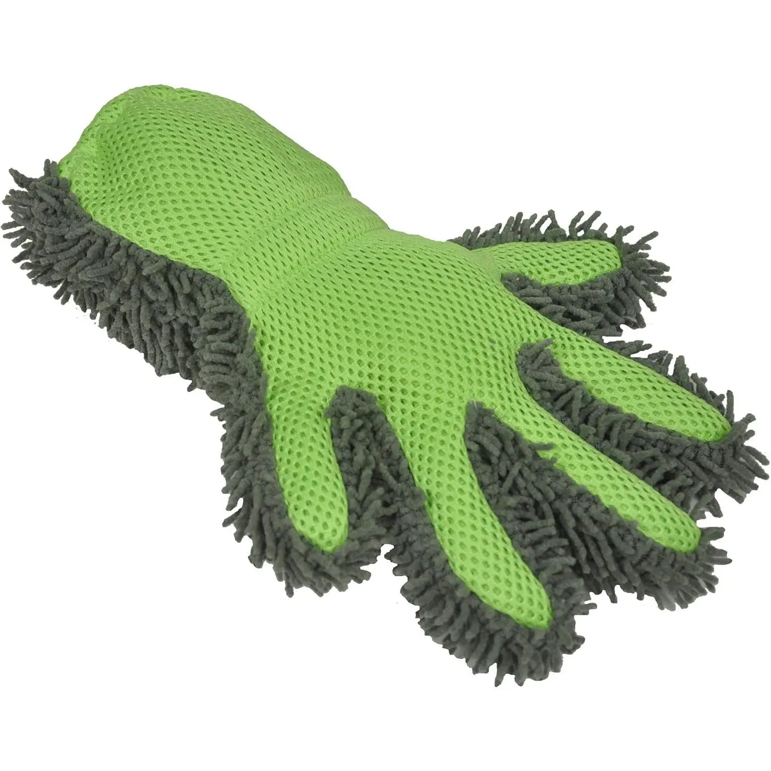 Double-Sided Microfiber  Detailing Glove for Interior & Exterior, Knobby for Dusting, Smooth for Scrubbing, Non-Abrasive, Durable, Safe on ,  for Hard-to-Reach Areas