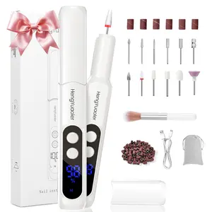 Electric Nail Drill Machine Professional 20000RPM Portable Manicure Pedicure Polishing Shape Tools Efile Nail File Drill Kit for Acrylic, Removing Acrylic Gel Nails footcallusremover  Plug Polygel