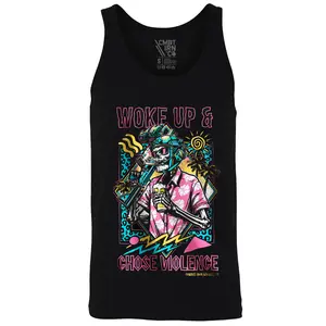 Woke Up & Chose Violence Men's Tank