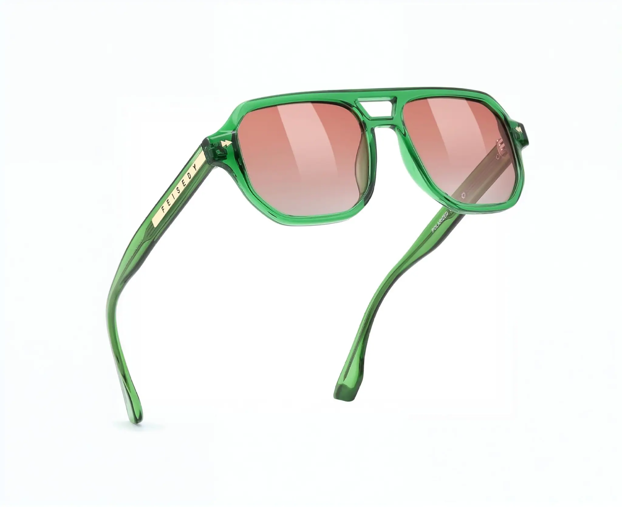 Polarized Aviator Sunglasses Men Women, Retro 70s Style Design - UV400 Protection, Driving & Daily Wear B0203