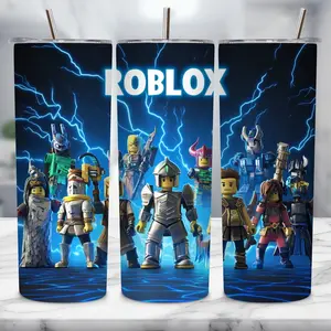 Cartoon Roblox Characters 20oz Tumbler Wrap
