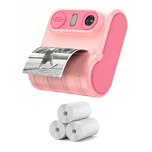 Kids Instant Digital Cameras for Boys and Girls, 1080P HD Dual-Lens Selfie Digital Camera with Print Paper & 32G Card, Christmas Birthday Gifts Toys for Toddler and Teenagers Age 3-16 Years Old