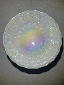 White shell glazed flower mouth cup White shell glazed flower mouth cup