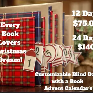 24 Days Blind Date with a Book Advent Calendar - Perfect for Book Lovers