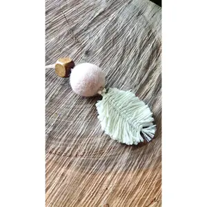 Macrame Natural Feather Diffuser