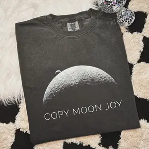 Comfort Colors Shirt Copy Moon Joy Retro Graphic Tee,Artemis II Shirt, Astro Space Lover Shirt Spacecraft Apparel, NASA Gift, Artemis II NASA Mission T-Shirt: Vintage Feel, Space Exploration Apparel