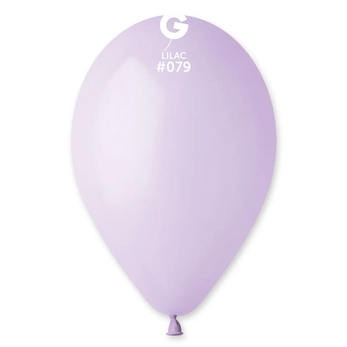 Gemar USA Elegant Plain 12-in Solid Balloons, G110-079 Lilac Color, 50-Count Package for Festive Party Decorations