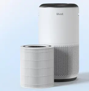 LEVOIT Air Purifiers for Home Large Room Up to 1980 Ft² in 1 Hr With Air Quality Monitor, Smart WiFi and Auto Mode, 3-in-1 Filter Captures Pet Allergies, Smoke, Dust, Pollen, Core 400S White Air Purifier and Extra Original Filter