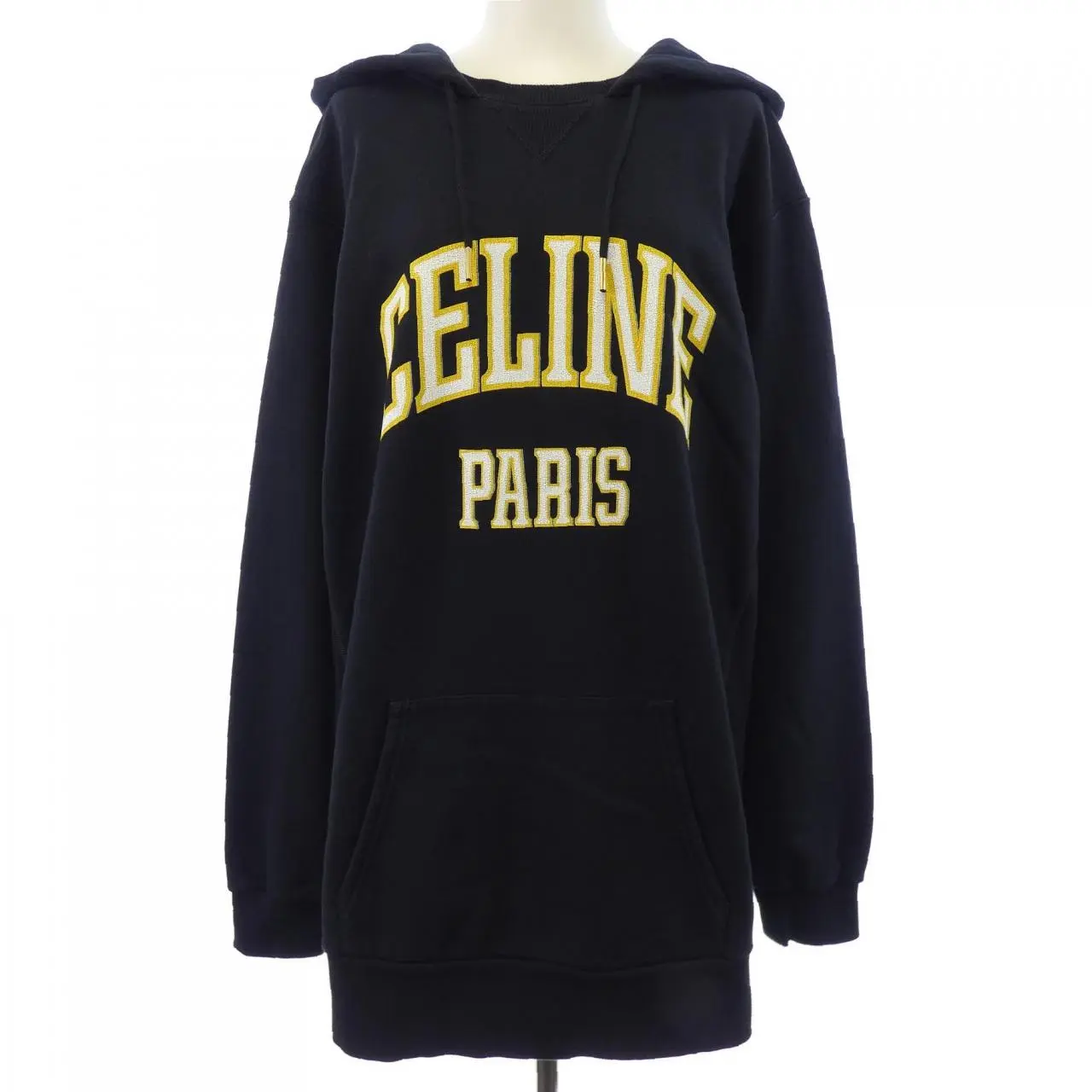 Pre-owned Celine Cotton Small Leather Goods Oversized Hoodie Hoodie