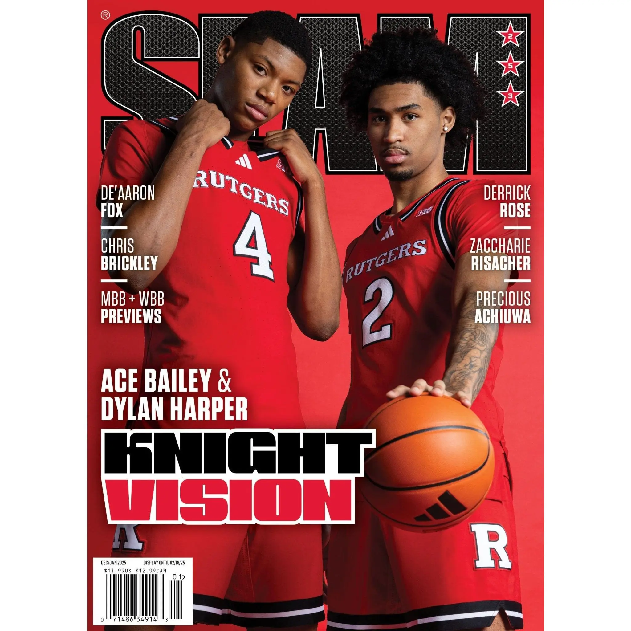 Ace Bailey + Dylan Harper Magazine Poster, NBA Cover Poster, Gift For Fans - Unframed