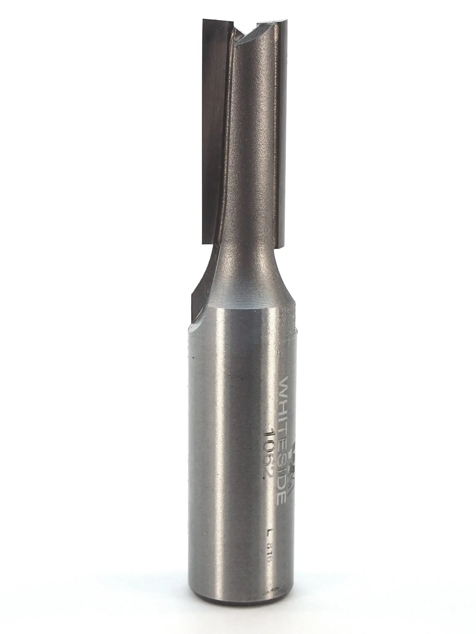 Whiteside 1062 Carbide-Tipped Straight Router Bit - 3/8CD, 2FL, 1/2 Inch Shank, 1 Inch Cutting Length, Compatible with CNC Machines & Composite Woods, Designed For Incra Dovetail Systems