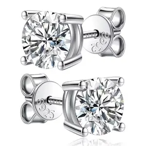 Luxurice S925 Moissanite Studs – Real Silver Shine