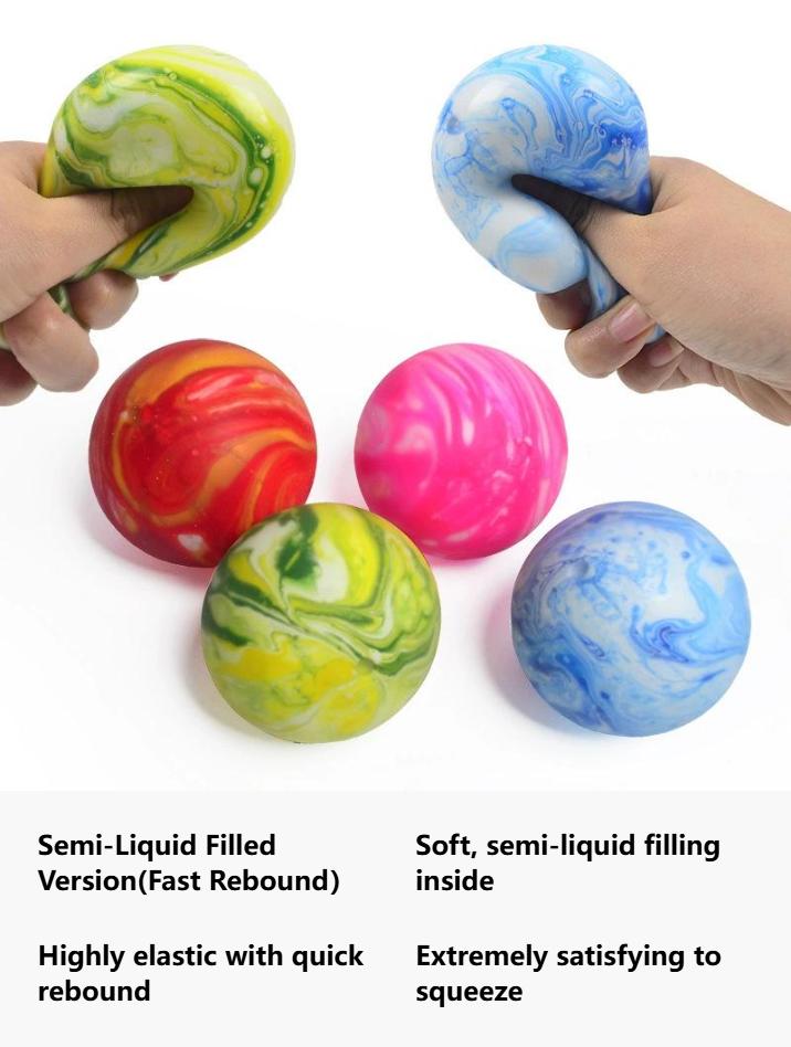 Flowing Liquid Squishy Stress Ball – Satisfying Sensory Stress Relief Toy