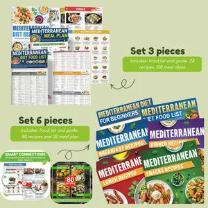 2026 Mediterranean Diet Food List and Recipes, Anti Inflammation Diet, Mediterranean Ingredient Meal Plan, Serving Sizes Calories Net Carbs, Weight Loss Diet, Diabetes-Friendly, Heart Healthy, Easy Recipes for Beginners