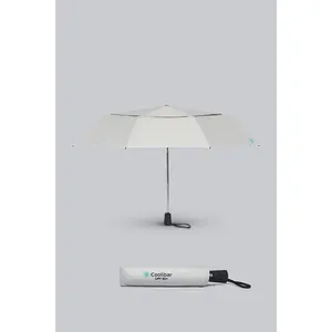 42 Inch Sodalis Travel Umbrella | Sleek Grey