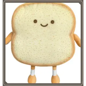 Toast Bread Pillow Funny Food Plush Toy Pillows Small Cute Stuffed Plush Sofa Pillow (Toast Bread,Golden)(Gag Toys & Practical Jokes)(Gag Toys & Practical Jokes)