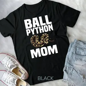 Cool Ball Python For Mom Women Herpetology Reptile Snake Mom Unisex T-shirt