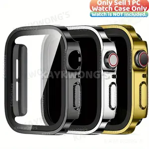 KAYKWONG'S Iwatch Screen Protector Case for Series 11/10/9/8/7/6/5/4 Ultra, Durable Protective Design, Perfect for 40/41/42/44/45/46/49mm Models, Protects Front Screen, 5 Colors Provided