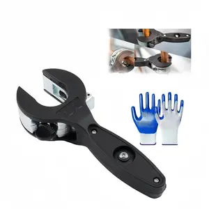 2 in 1 Pipe Cutter, Portable Pipe Cutter, Multipurpose Manual Pipe Cutter, Suitable for Copper, PVC Pipe and Soft Metal Pipe, Hand Tools, Cutting, Hardware