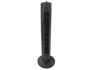 Optimus F-8449BK 32 Inch 3 Speed Home Oscillating Tower Fan with Timer, Black