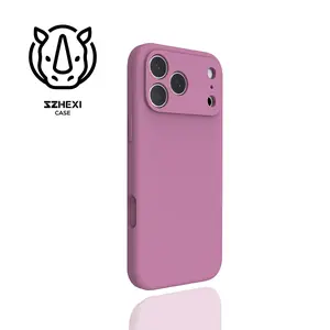 HEXI for iPhone 17 Pro Max Case, Liquid Silicone Cover with Camera Protection Anti-Scratch Soft Microfiber Lining Shockproof Protective  girly  Phone Case outdoorfun outdoorfun