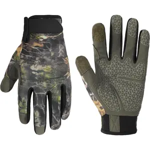 Work Gloves for Men & Women, Utility Mechanic Working Gloves Touch Screen, Flexible Yard Work Gloves