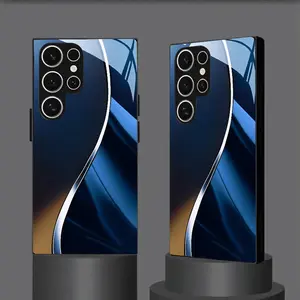 Phone case:  Shadow Silvery  Focused Cool Tempered Glass Phone Case Black for Samsung Galaxy S26 S25 S24 S23 S22Pro S21 S20 Fe Plus Ultra Pro A56 A55 A54 A53 A52 A51 A36 A35 A34 A32 A26 A25 A24 A23 A16 A15 A14 A06 A05 A03s Creative High-End