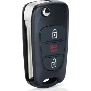 Replacement Remote Fob for Kia Soul 2010 2011 2012 2013 ID46 315MHz FCC ID: NYOSEKSAM11ATX(AMFL) / 95430-2K340 Black