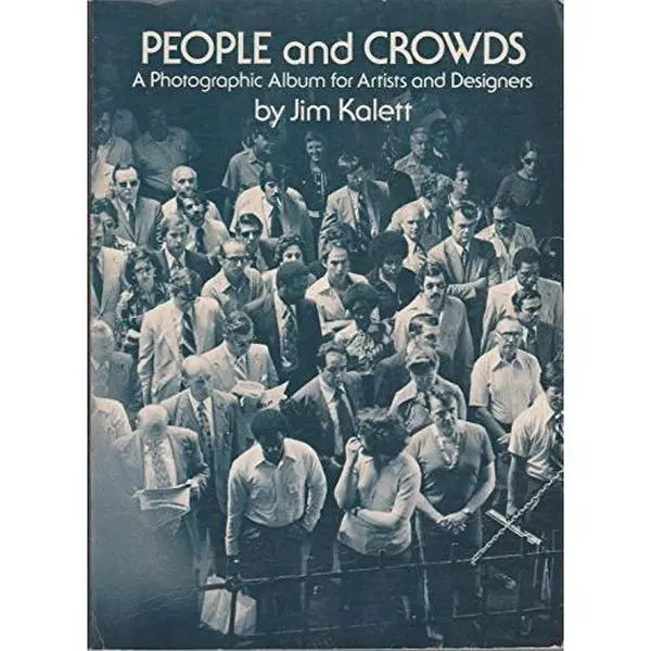 USED Book - People and Crowds, a Photographic Album for Artists and Designers (Dover Pictorial Archive Series) by Jim Kalett (Paperback) - english