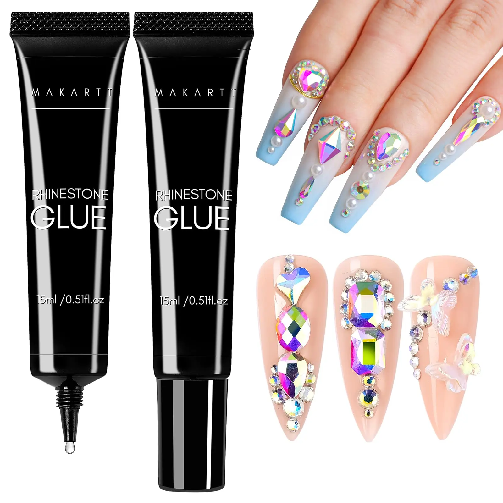 Nail Rhinestone GLue 2PCS 15ML