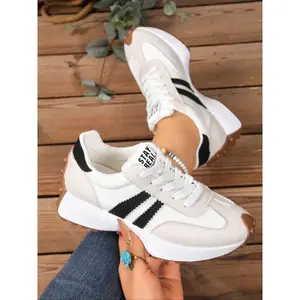 Women's Thick Sole Training Shoes, Soft Bottom Casual Sports Sneakers, Fashion Versatile Fall Footwear, Stylish Women's Shoes, Trendy Walking Sneaker(Sheets)