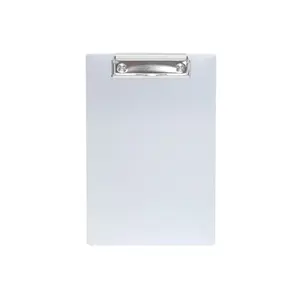 212 MAIN Small Silver Aluminum Clipboard - TZ Case Design, Files Organizer, Office Stationery & Supplies, Home Office Accessory
