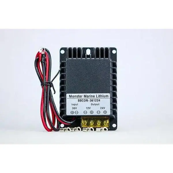 Monster Marine Lithium Live sonar 36v- 12/24v converter “The Bandit”