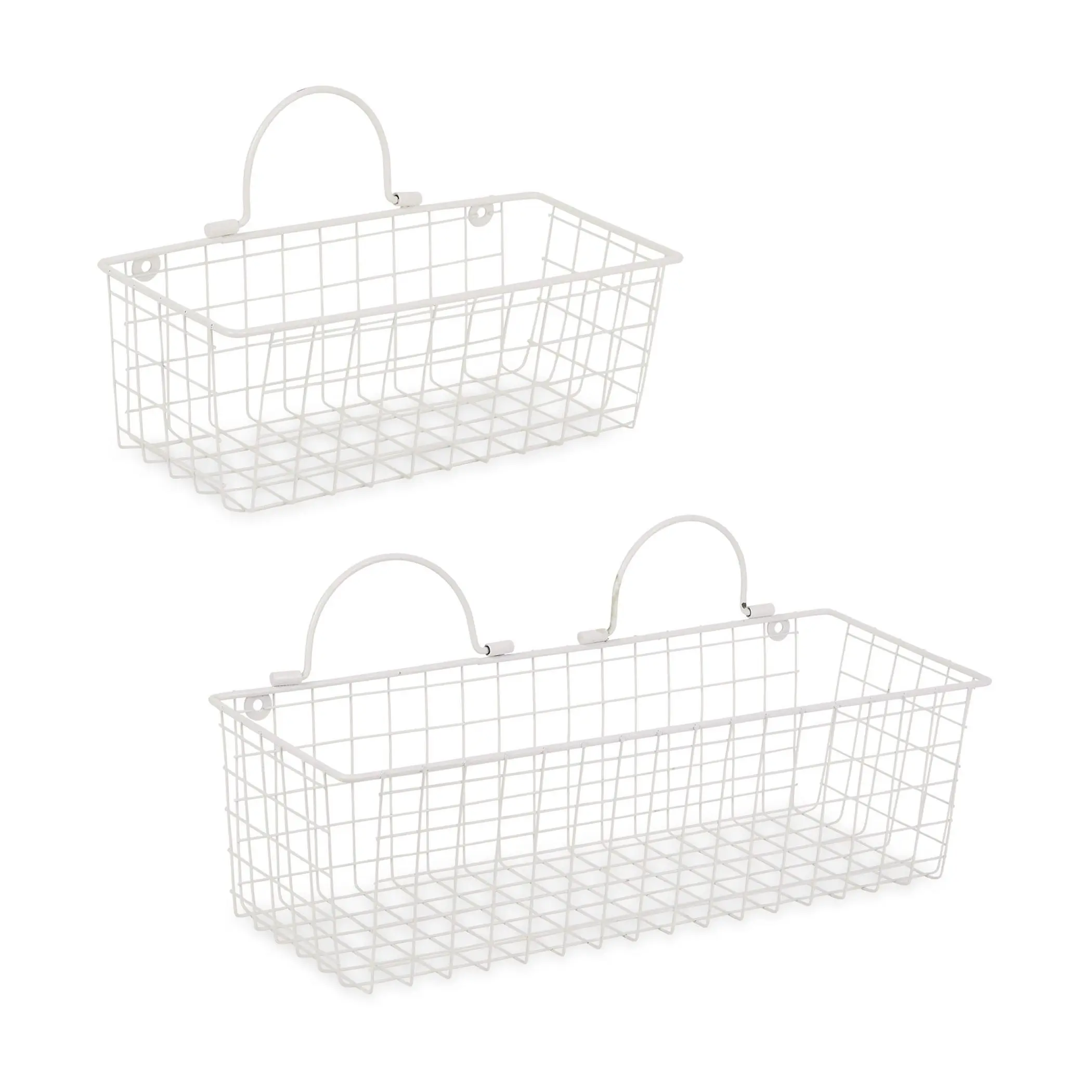 Design Imports Set/2 Asst Wire Wall Basket Design Imports Set/2 Asst Wire Wall Basket