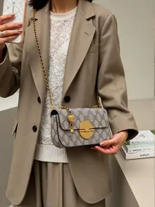 Versatile and Stylish Women's Classic Moonlight Treasure Box Series Shoulder and Crossbody Bag Casual Handbag Satchel