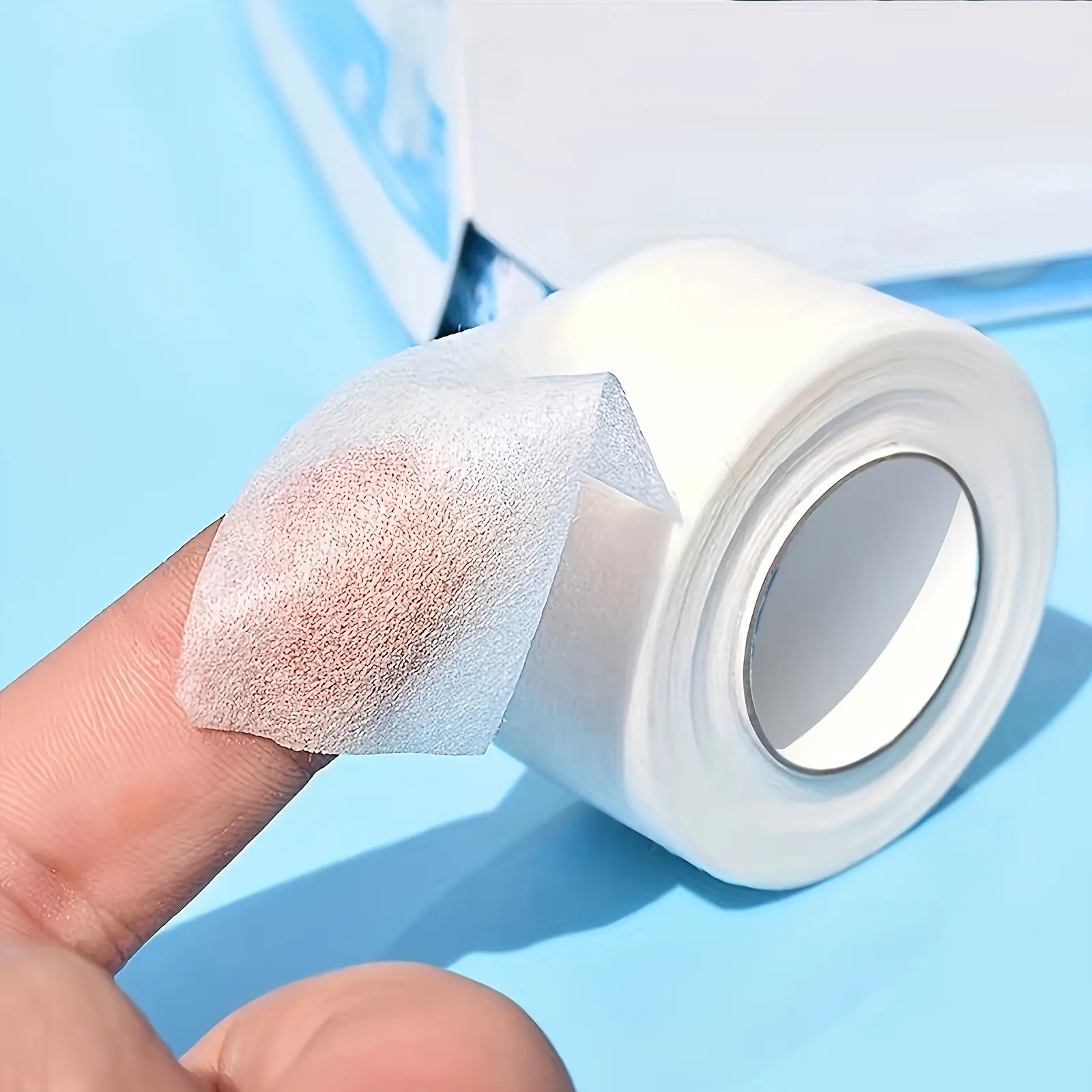 Hypoallergenic Soft Paper Surgical Tape, Gentle on Skin, Strong Adhesion, Easy Tear, for Secure Wound Care  Athletic Wrap - 1 Inch x 30 Yards Single Roll