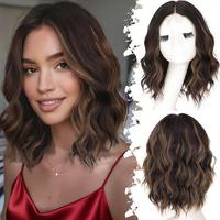 Dark Brown with Caramel Highlights