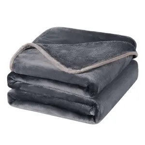 PiccoCasa Flannel Fleece Blanket Soft Lightweight Warm Fuzzy Blanket