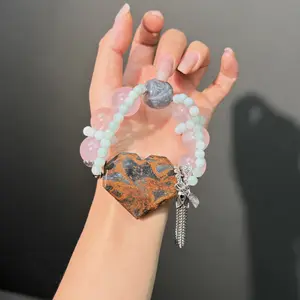 018 Pietersite Rose Quartz Jadeite Lucky Charm Bracelet 2025 Energy High Quality Fashion Jewelry Feng Shui Beads Magnetic Gift