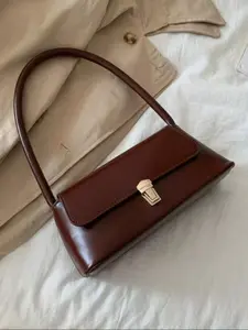 Women's Fall Winter Baguettes Fashion Retro Underarm Crossbody Shoulder Handbag, Versatile Elegant Commute Date Shopping Bag, Elegant Commuter Bag, Fashionable Shoulder Bag