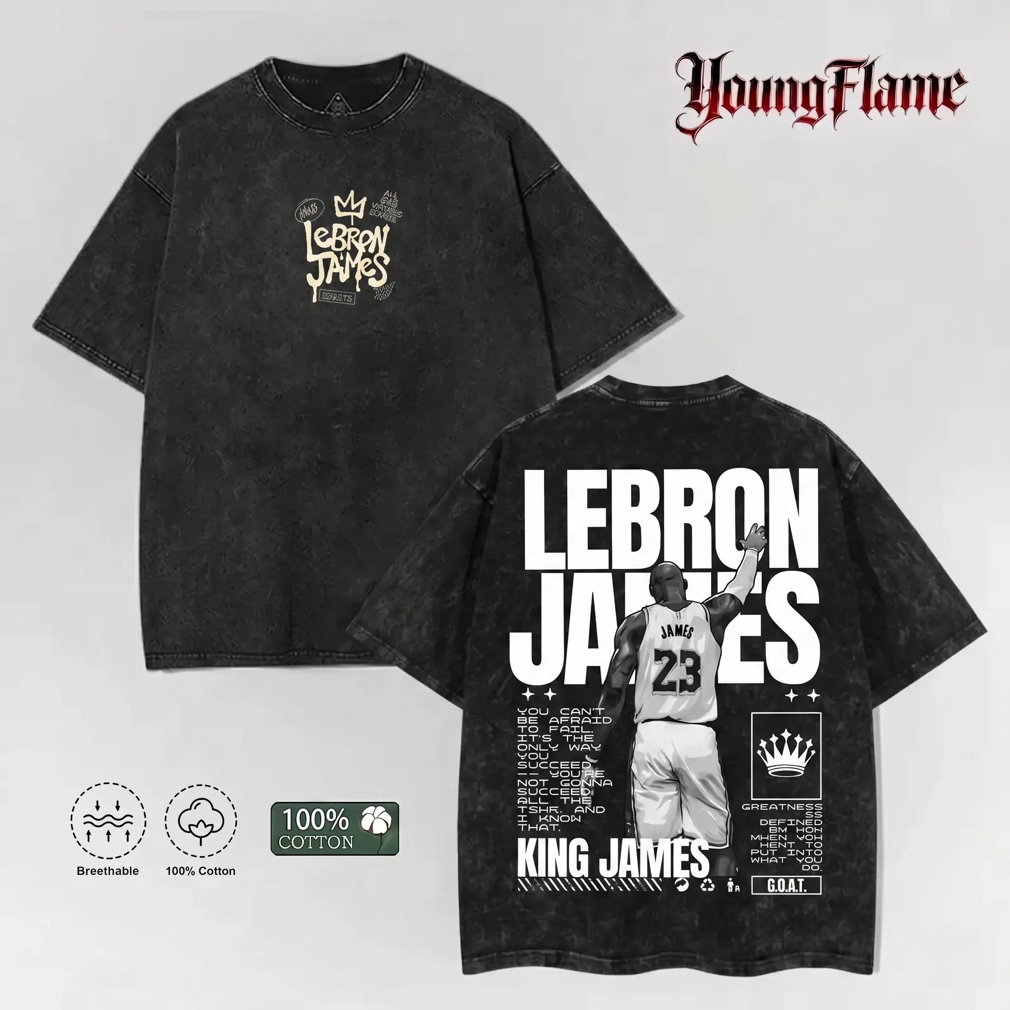 Vintage Acid Wash Basketball Legend Graphic Tee A Comfortable Summer Gift Hoops Streetwear Y2K Clothing Men T-Shirt short sleeve