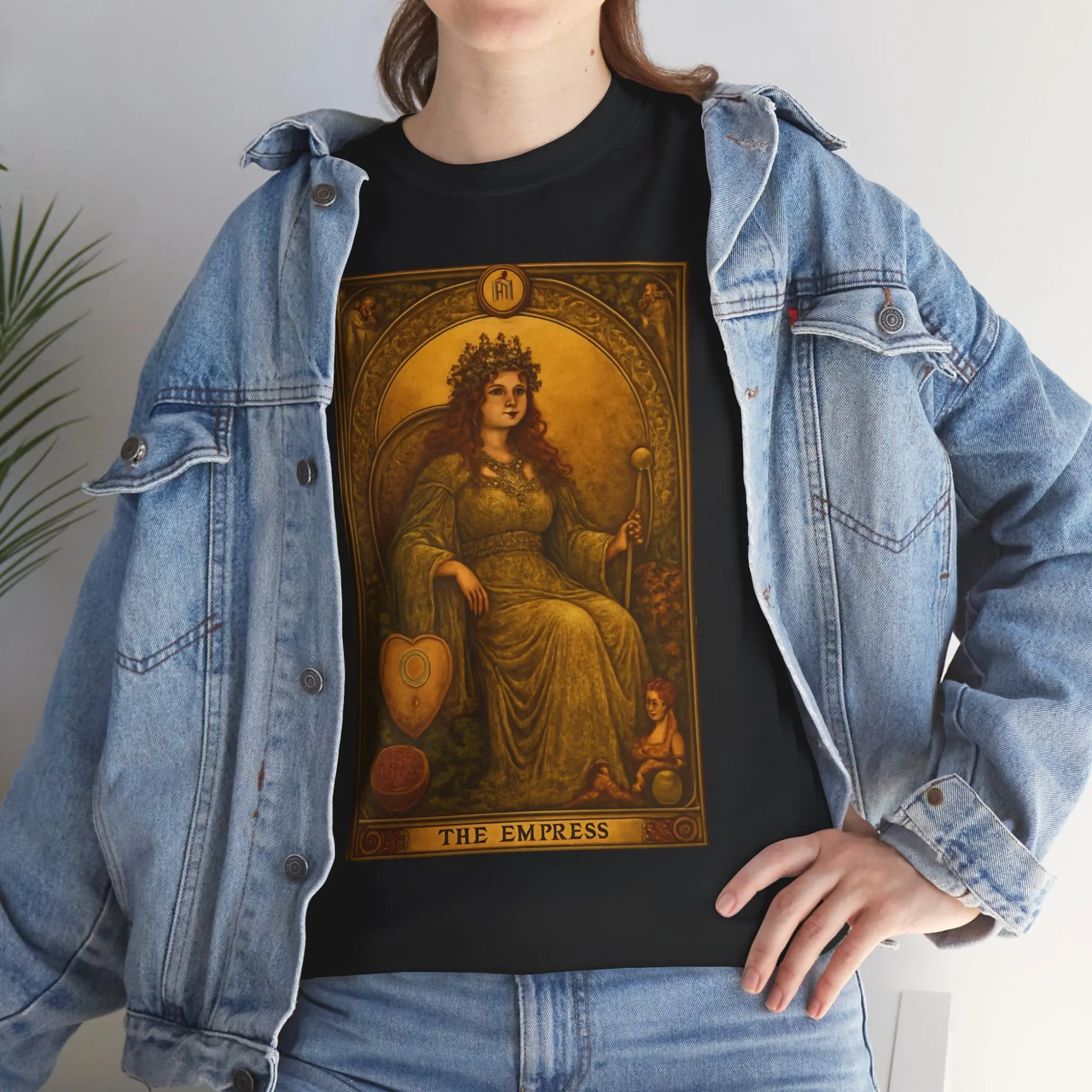 The Empress Tarot Card T-Shirt — Vintage Occult Astrology Graphic Tee