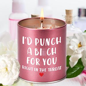 Mothers Day Gifts for Mom Women Scented Candle: Birthday Gifts Girlfriend Wife Sister Galentines Christmas Stocking Stuffers White Elephant Valentines Day for Her Anniversary Friendship Funny Gift