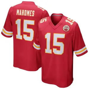 Unisex Football Chiefs Mahomes Player Game Jersey - Red